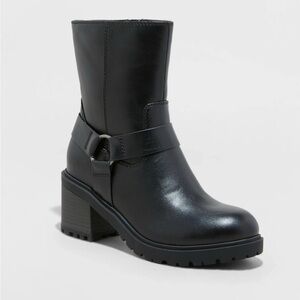 Universal Thread Women's Black Greyson Dress Boots Size 6